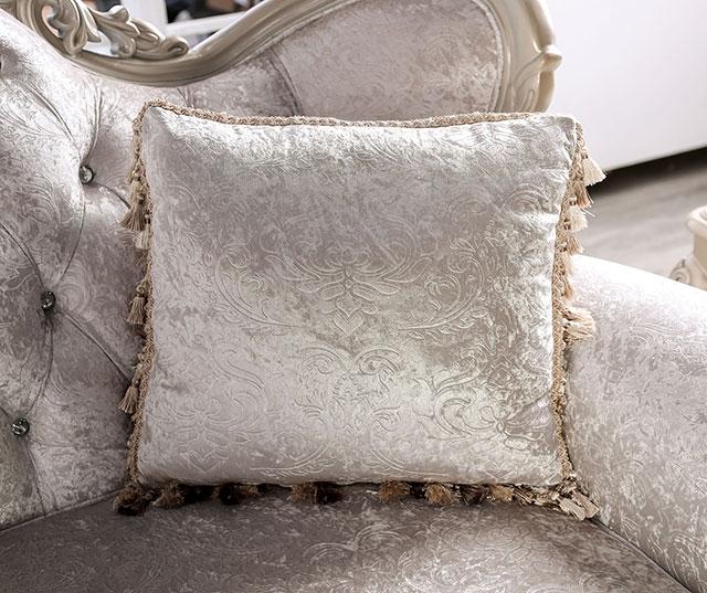 Acapulco White & Espresso Sofa - My Sweet Home Furniture (Queens, NY)