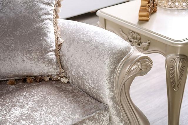 Acapulco White & Espresso Sofa - My Sweet Home Furniture (Queens, NY)