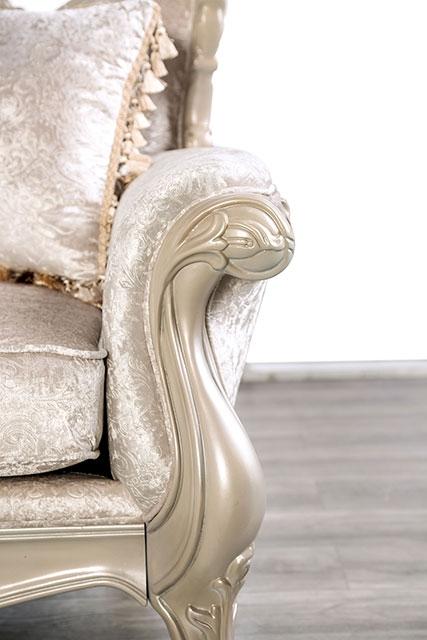 Acapulco White & Espresso Sofa - My Sweet Home Furniture (Queens, NY)