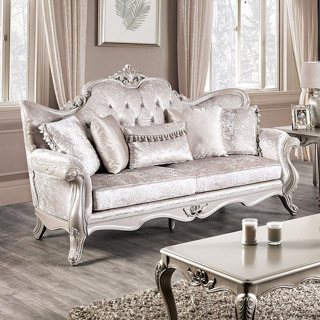 Acapulco White & Espresso Sofa - My Sweet Home Furniture (Queens, NY)