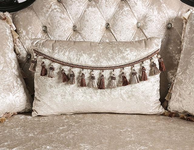 Acapulco White & Espresso Sofa - My Sweet Home Furniture (Queens, NY)