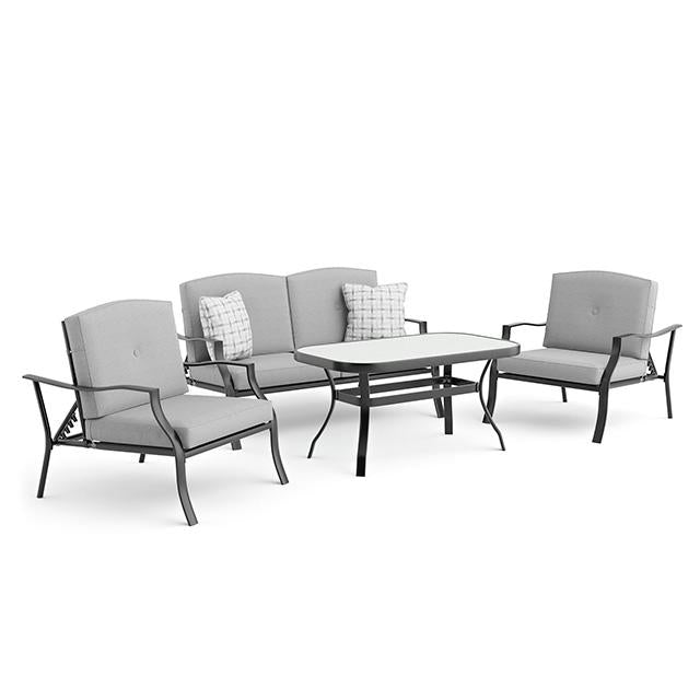 Adele 5 Pc. Conversation Set w/ Adjustable Chairs - My Sweet Home Furniture (Queens, NY)