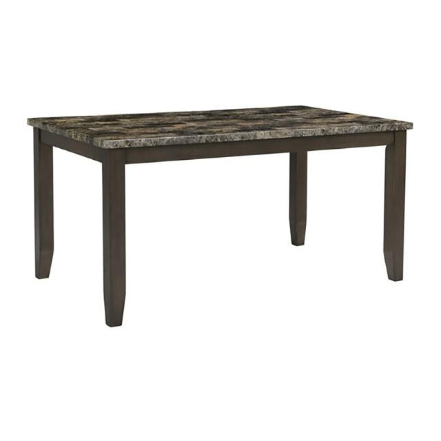 Adia 7 Pc Dinning Table Set Grey & Brown - My Sweet Home Furniture (Queens, NY)