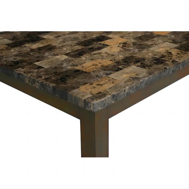 Adia 7 Pc Dinning Table Set Grey & Brown - My Sweet Home Furniture (Queens, NY)