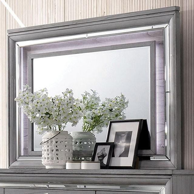 Alanis Light Gray Mirror - My Sweet Home Furniture (Queens, NY)