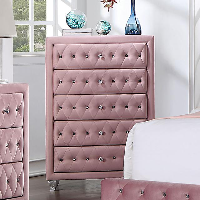 ZOHAR Chest, Pink - My Sweet Home Furniture (Queens, NY)