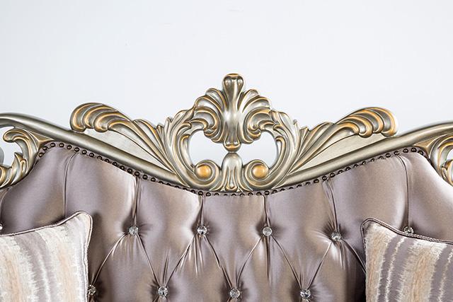 Albacete Sofa Campage & Walnut - My Sweet Home Furniture (Queens, NY)