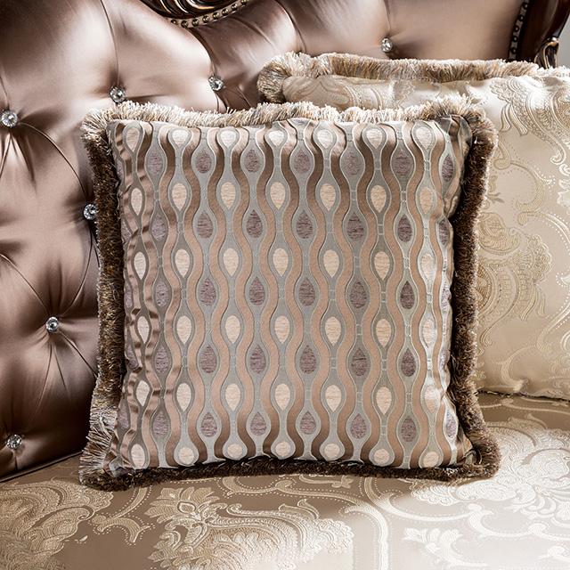 Albacete Sofa Campage & Walnut - My Sweet Home Furniture (Queens, NY)