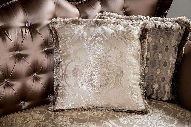 Albacete Sofa Campage & Walnut - My Sweet Home Furniture (Queens, NY)