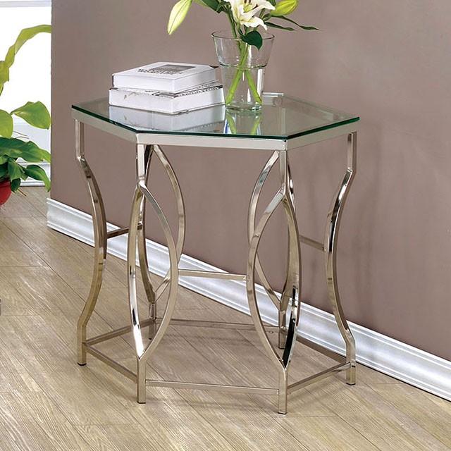 ZOLA Chrome End Table - My Sweet Home Furniture (Queens, NY)