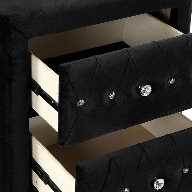 ZOHAR E.King Bed, Black - My Sweet Home Furniture (Queens, NY)