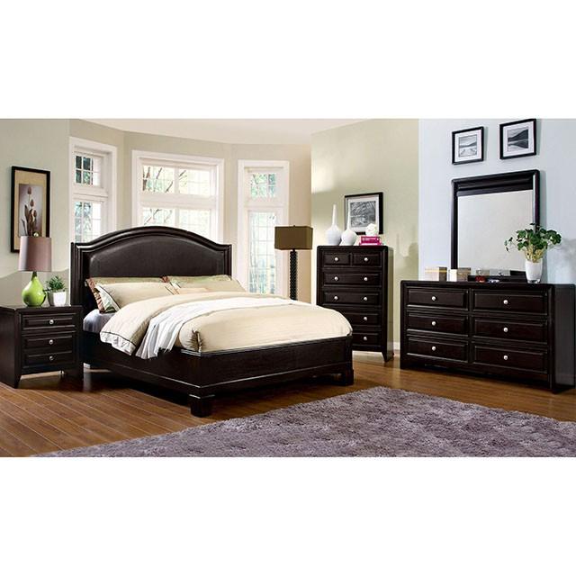 Winsor Espresso E.King Bed - My Sweet Home Furniture (Queens, NY)