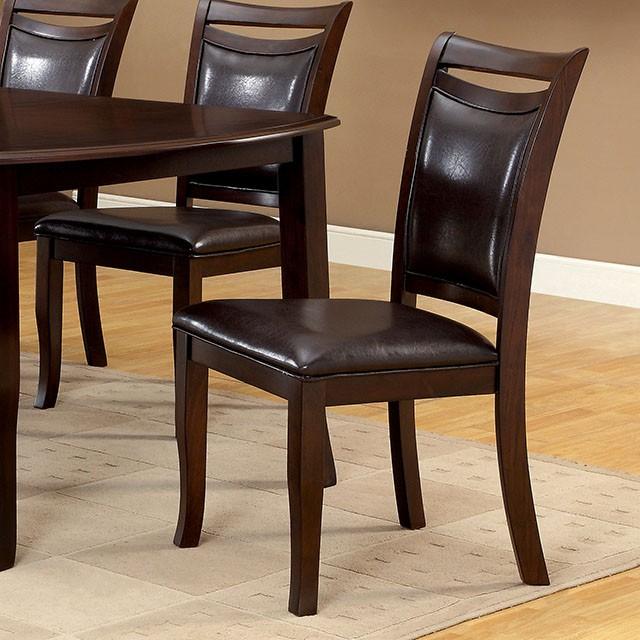 Woodside Dark Cherry/Espresso Side Chair (2/CTN) - My Sweet Home Furniture (Queens, NY)