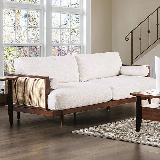ALESUND Sofa, Beige/Light Oak, Natural & Brown - My Sweet Home Furniture (Queens, NY)
