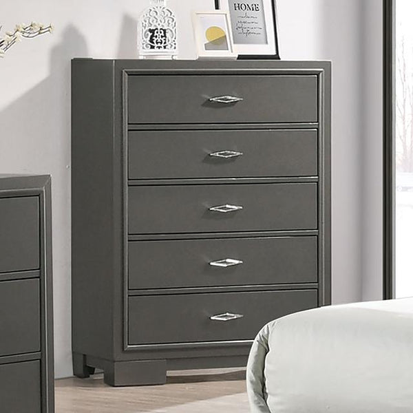 ALISON Chest, Dark Walnut - My Sweet Home Furniture (Queens, NY)