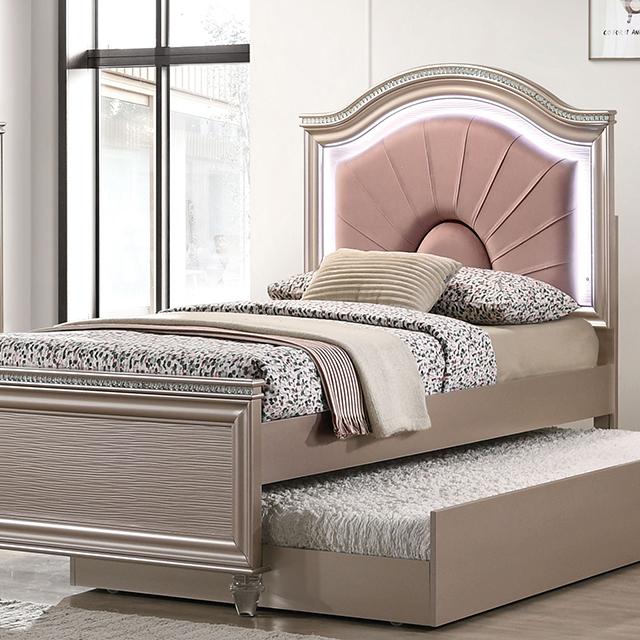 Allie Bed Beige & Pink - My Sweet Home Furniture (Queens, NY)