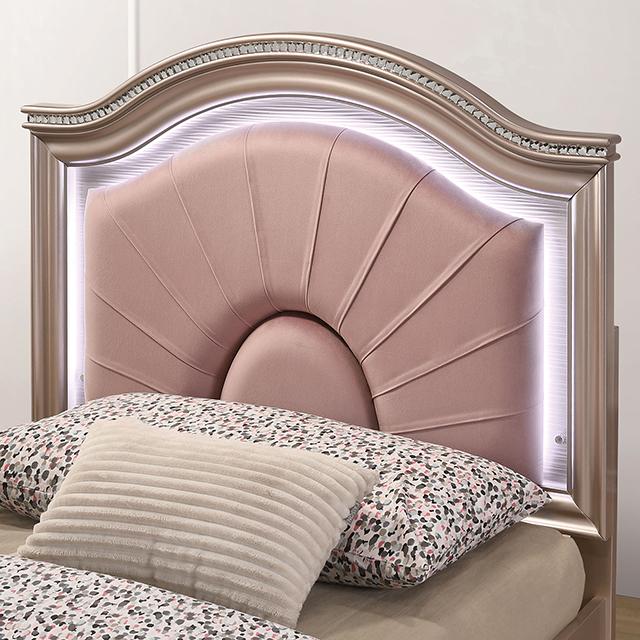 Allie Bed Beige & Pink - My Sweet Home Furniture (Queens, NY)