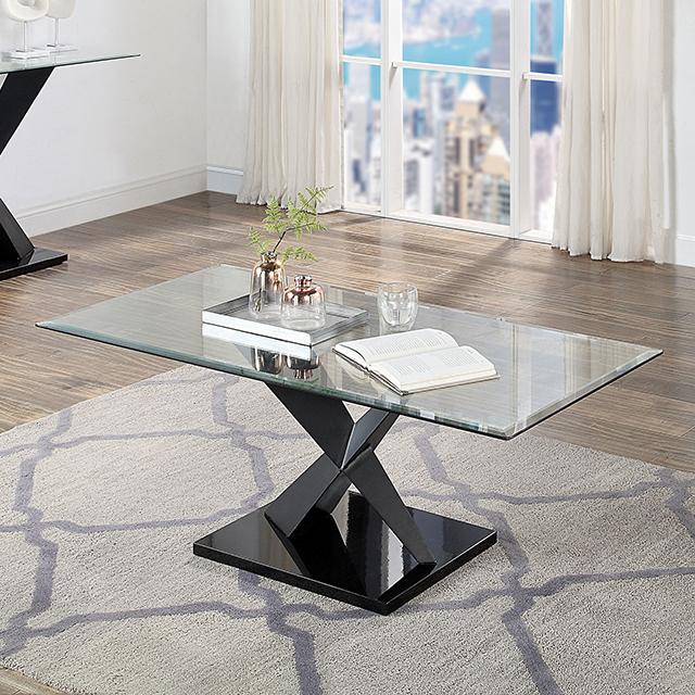 XANTHUS Coffee Table, Black - My Sweet Home Furniture (Queens, NY)