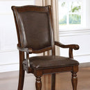 Alpena Brown Cherry/Espresso Arm Chair & Side Chair (2/CTN) - My Sweet Home Furniture (Queens, NY)