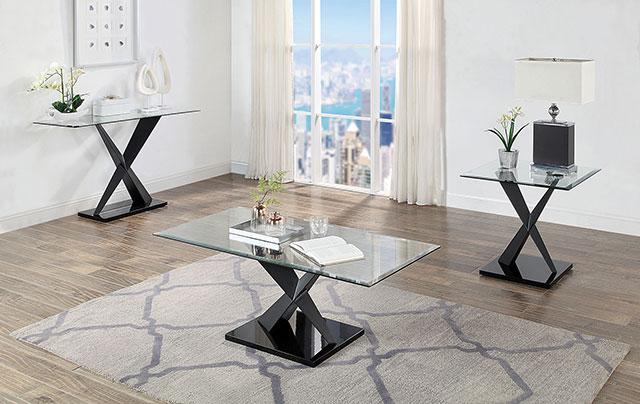XANTHUS Coffee Table, Black - My Sweet Home Furniture (Queens, NY)