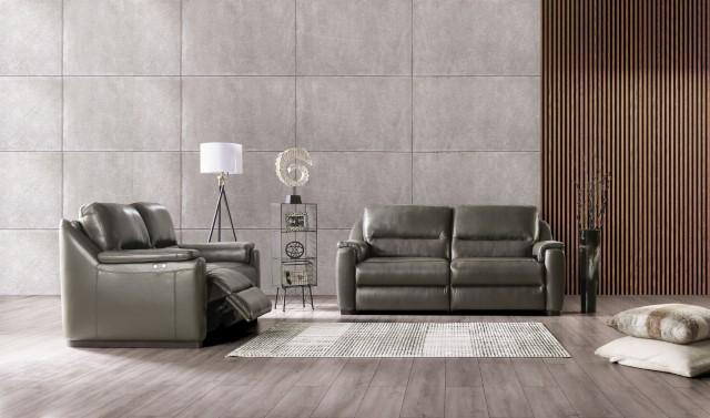 ALTAMURA Power Sofa, Gray & Beige - My Sweet Home Furniture (Queens, NY)