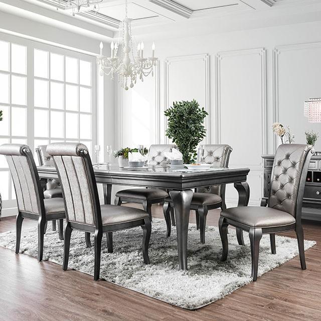 Amina Gray Dining Table - My Sweet Home Furniture (Queens, NY)