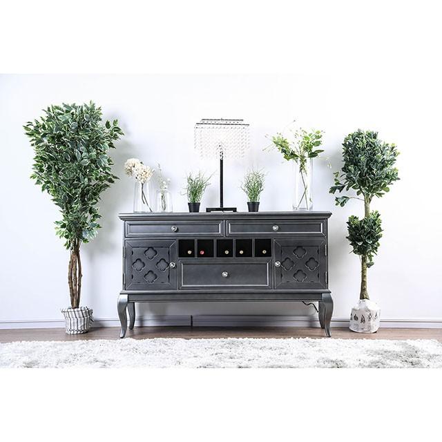 Amina Gray Server - My Sweet Home Furniture (Queens, NY)