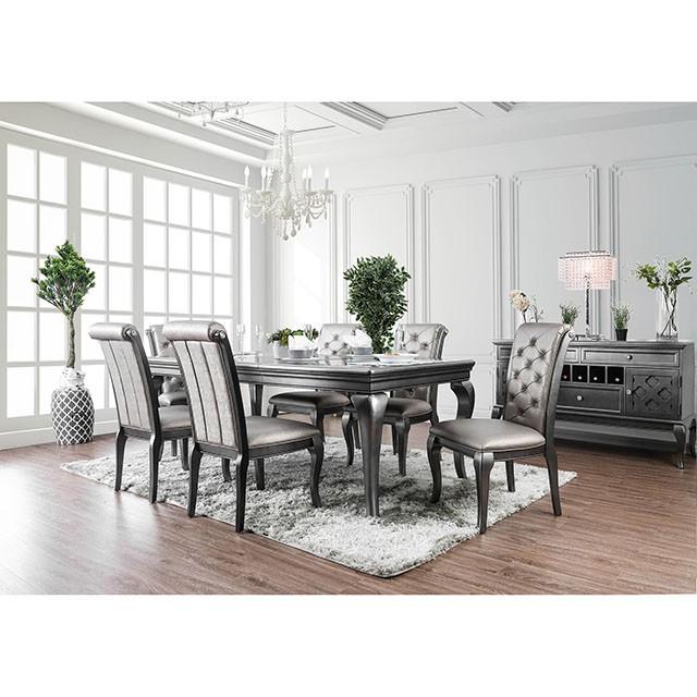 Amina Gray Dining Table - My Sweet Home Furniture (Queens, NY)