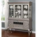 Amina Champagne Hutch & Buffet - My Sweet Home Furniture (Queens, NY)