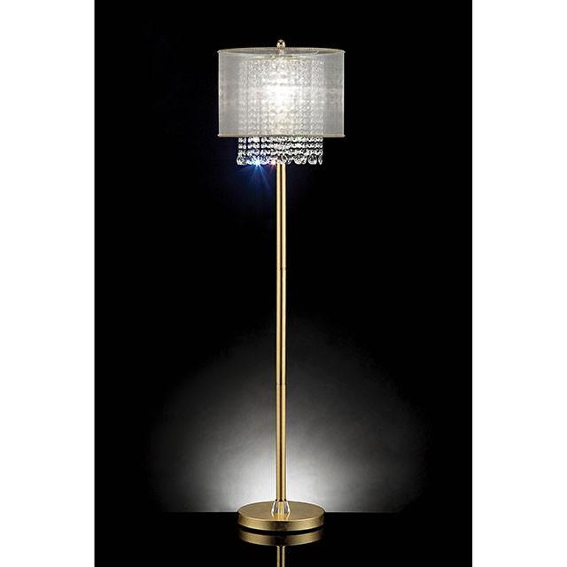 Ana Gold Ceiling, Floor & Table Lamp - My Sweet Home Furniture (Queens, NY)