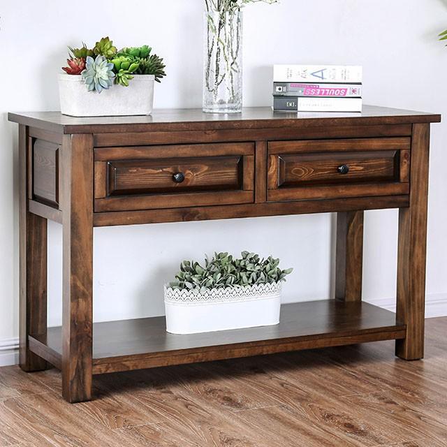 Annabel Walnut Sofa Table - My Sweet Home Furniture (Queens, NY)