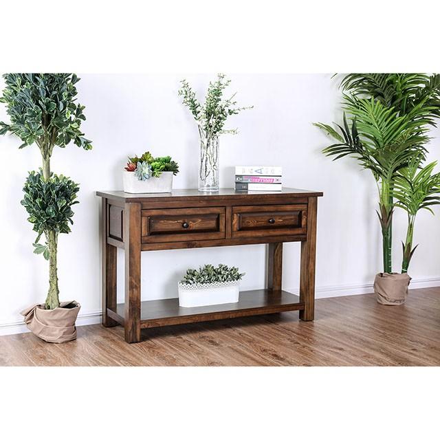 Annabel Walnut Sofa Table - My Sweet Home Furniture (Queens, NY)