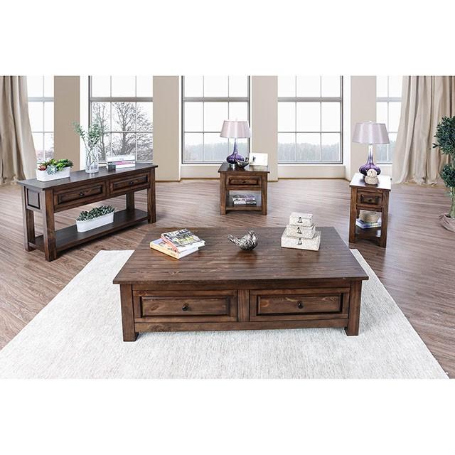 Annabel Walnut Sofa Table - My Sweet Home Furniture (Queens, NY)