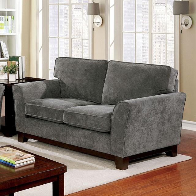Caldicot Gray Love Seat - My Sweet Home Furniture (Queens, NY)