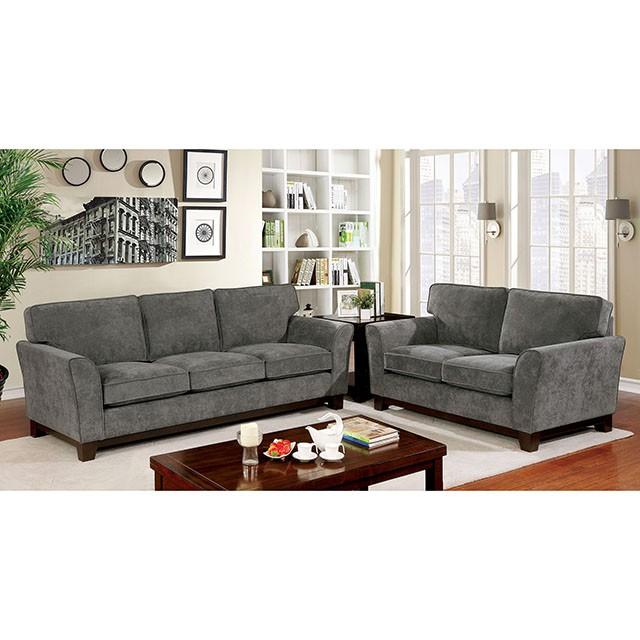 Caldicot Gray Love Seat - My Sweet Home Furniture (Queens, NY)