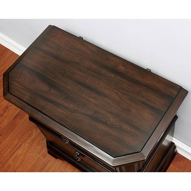 Calliope Espresso Night Stand - My Sweet Home Furniture (Queens, NY)