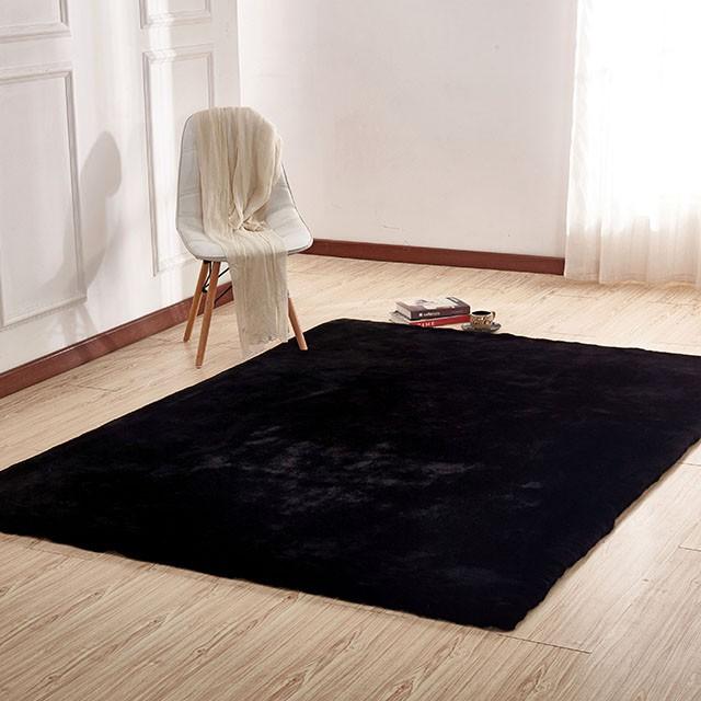 Caparica Black 5' X 7' Area Rug - My Sweet Home Furniture (Queens, NY)