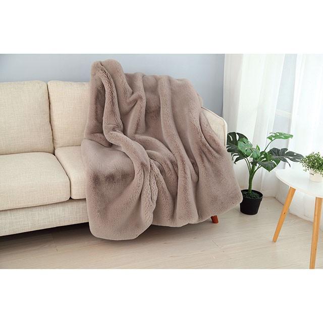 Caparica Blush Throw, Blush - My Sweet Home Furniture (Queens, NY)