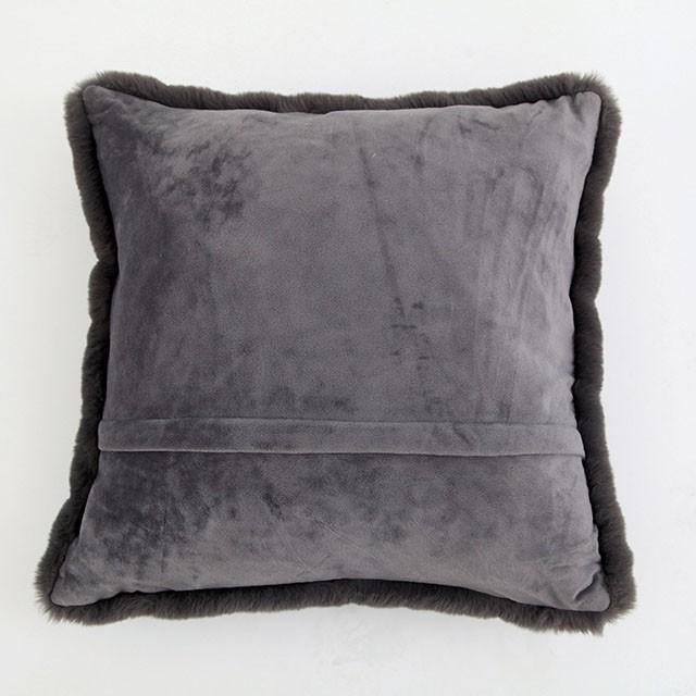Caparica Charcoal 20" X 20" Pillow, Charcoal - My Sweet Home Furniture (Queens, NY)