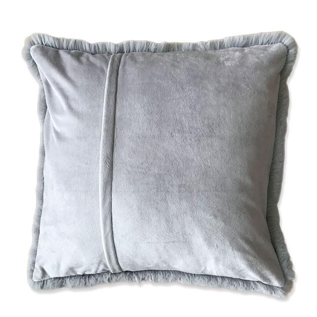 Caparica Silver 20" X 20" Pillow, Silver - My Sweet Home Furniture (Queens, NY)