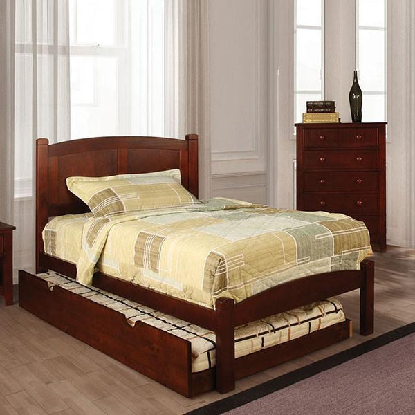 Cara Cherry Twin Bed - My Sweet Home Furniture (Queens, NY)