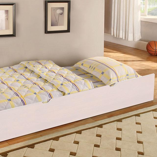 Caren White Twin Bed - My Sweet Home Furniture (Queens, NY)