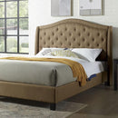 Carly Cal.King, E.King, Full, & Queen Bed Grey & Brown - My Sweet Home Furniture (Queens, NY)