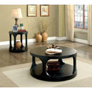 Carrie Antique Black End Table - My Sweet Home Furniture (Queens, NY)