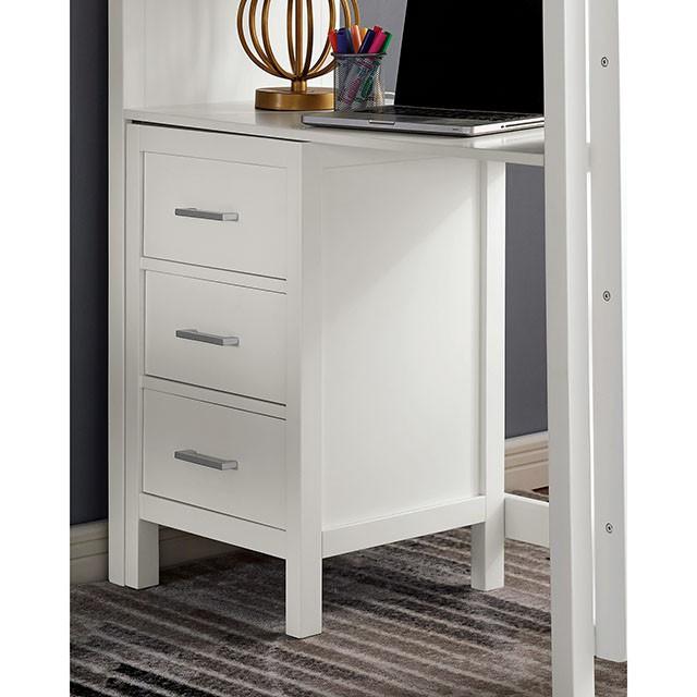 CASSIDY Twin Loft Bed w/ Drawers - My Sweet Home Furniture (Queens, NY)