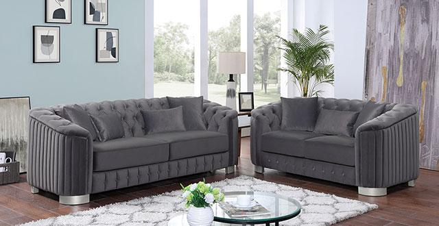 CASTELLON Chair, Dark Gray - My Sweet Home Furniture (Queens, NY)