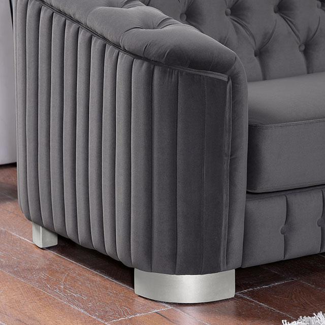 CASTELLON Chair, Dark Gray - My Sweet Home Furniture (Queens, NY)