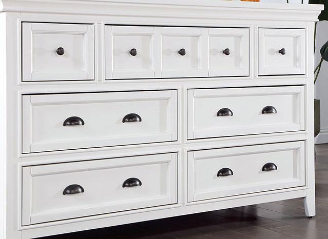 CASTILE Dresser, White - My Sweet Home Furniture (Queens, NY)