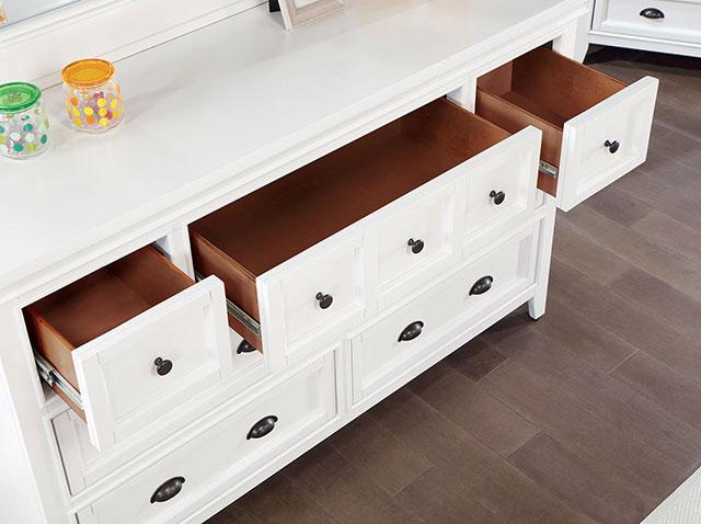 CASTILE Dresser, White - My Sweet Home Furniture (Queens, NY)