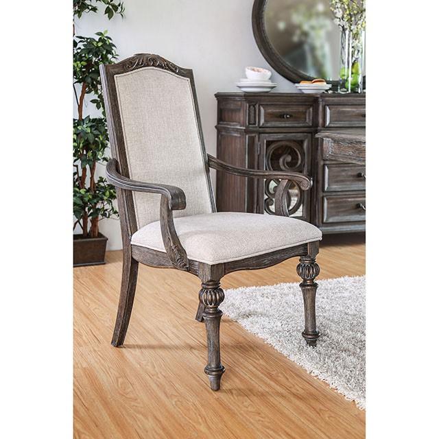 ARCADIA Rustic Natural Tone, Ivory Dining Table - My Sweet Home Furniture (Queens, NY)